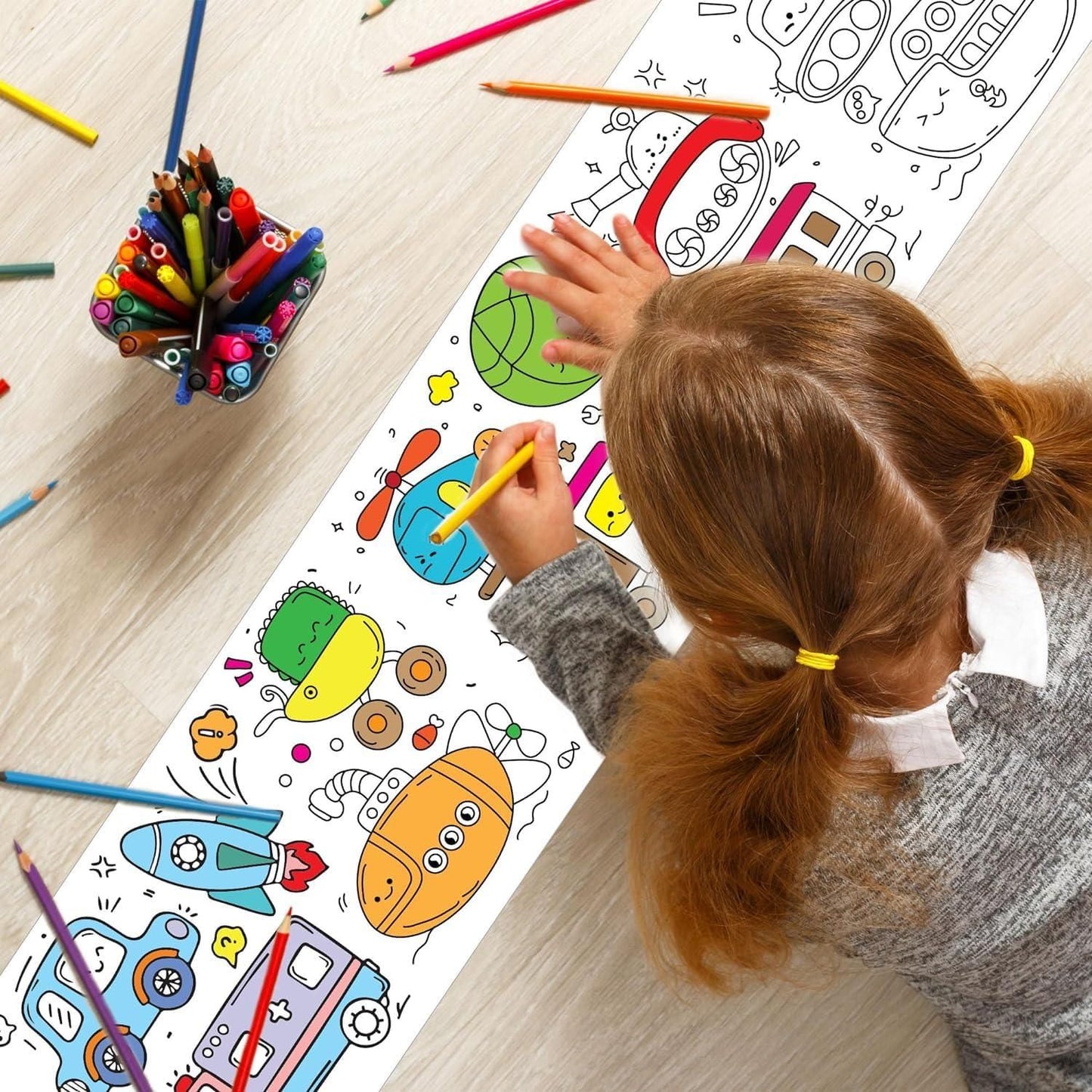 Giant Coloring Roll for Kids – 30 x 300 cm of Fun! - KrishCart