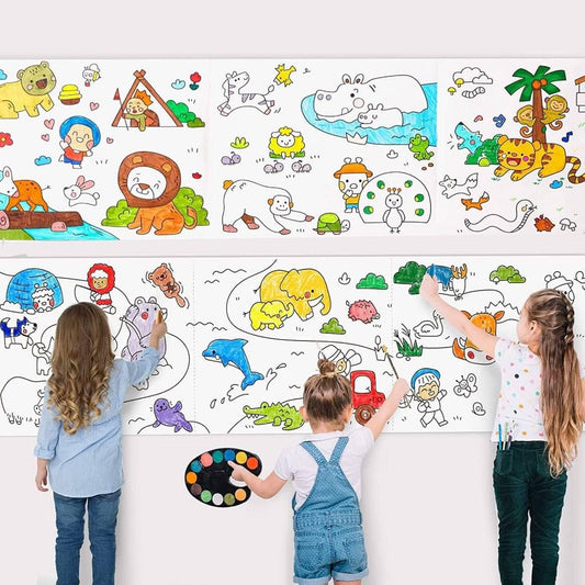 Giant Coloring Roll for Kids – 30 x 300 cm of Fun! - KrishCart